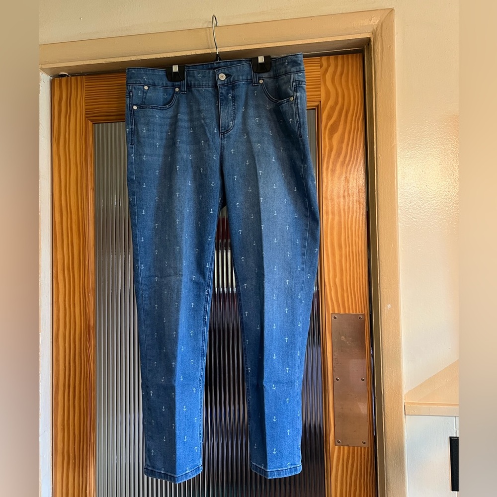 Talbot anchor blue jeans